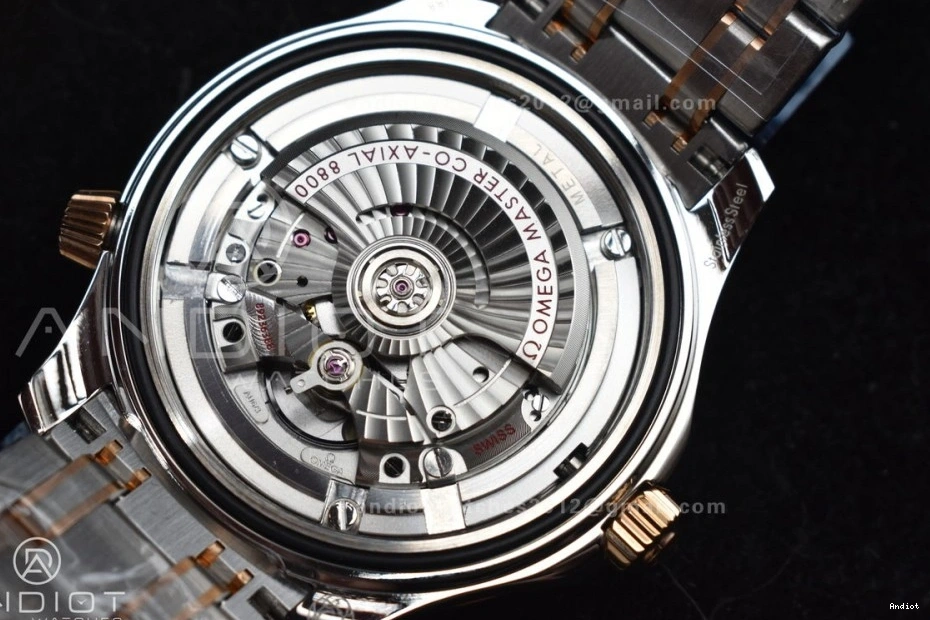 Ceramic A8800 Edition RG Seamaster Best Black SS on VSF Bracelet SS Black Diver Dial 300M 1:1 0104